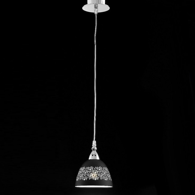 Подвесной светильник Renzo Del Ventisette Shine S 14368/1 Nero Подвесной светильник Renzo Del Ventisette Shine S 14368/1 Nero