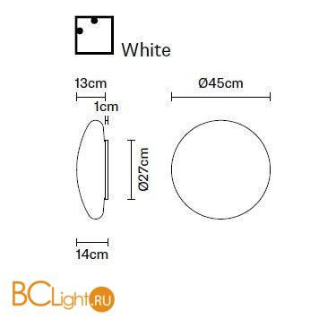 Настенно-потолочный светильник Fabbian Lumi F07 G57 01 Настенно-потолочный светильник Fabbian Lumi F07 G57 01