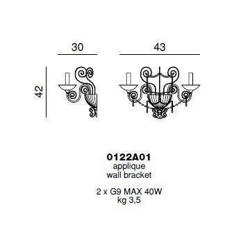 Бра Beby Star 0122A01 Chrome Fuchsia Venice Pink Pearls Бра Beby Star 0122A01 Chrome Fuchsia Venice Pink Pearls