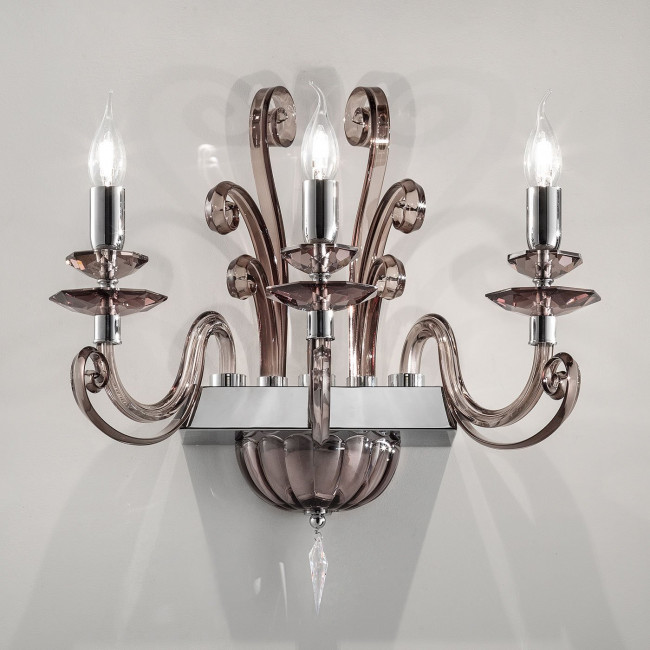 Бра Euroluce Alicante Axis A3 silver Fume Бра Euroluce Alicante Axis A3 silver Fume