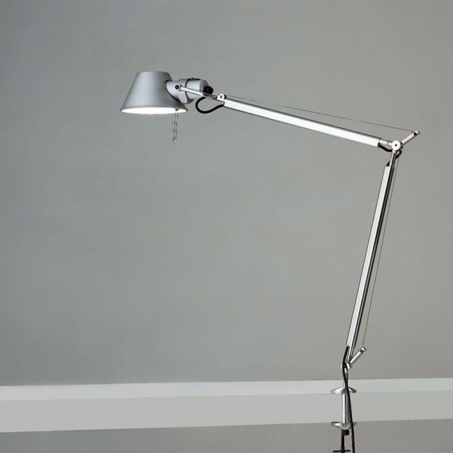 Настольная лампа Artemide Tolomeo mini table halo alluminio A005910 + A004100