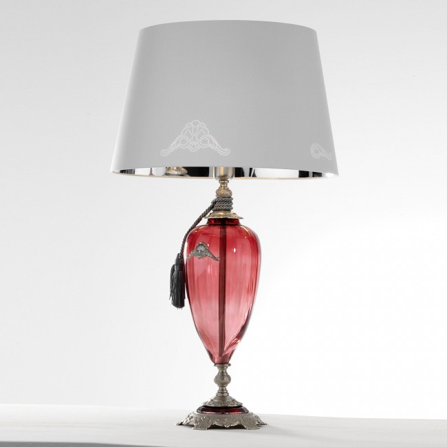 Настольная лампа Euroluce Altea LG1 silver Antique rose Настольная лампа Euroluce Altea LG1 silver Antique rose