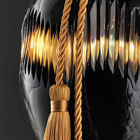 Настольная лампа Euroluce Penelope LG1 Satin gold Blue/amber Настольная лампа Euroluce Penelope LG1 Satin gold Blue/amber