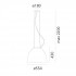 Подвесной светильник Artemide Nur A243300APP Подвесной светильник Artemide Nur A243300APP