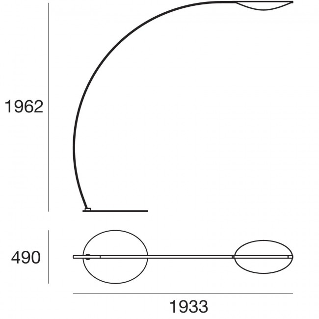 Торшер Linea Light Diphy 8165 Торшер Linea Light Diphy 8165
