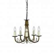 Люстра Elstead Lighting Minster MN5 BLK/GOLD Люстра Elstead Lighting Minster MN5 BLK/GOLD