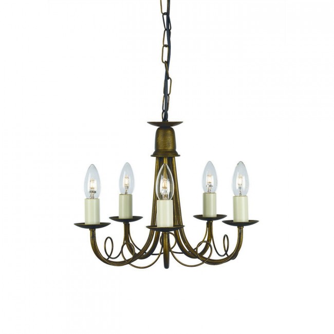 Люстра Elstead Lighting Minster MN5 BLK/GOLD Люстра Elstead Lighting Minster MN5 BLK/GOLD