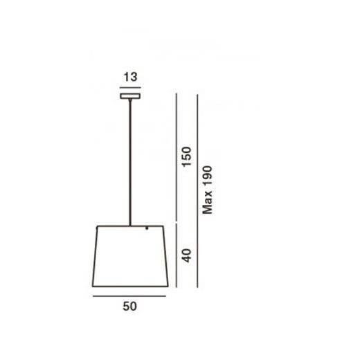 Подвесной светильник Foscarini Giga Lite 139017 20