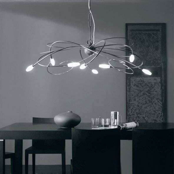 Люстра Masca Miss Irony 1681/8 Ardesia nichel / Glass 347 Люстра Masca Miss Irony 1681/8 Ardesia nichel / Glass 347