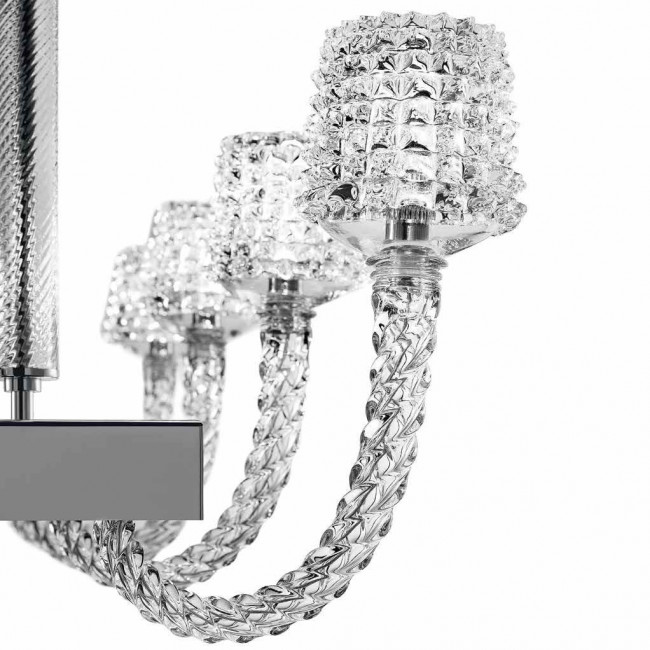 Потолочная люстра Barovier&Toso Florian 5717/08/CC/CL