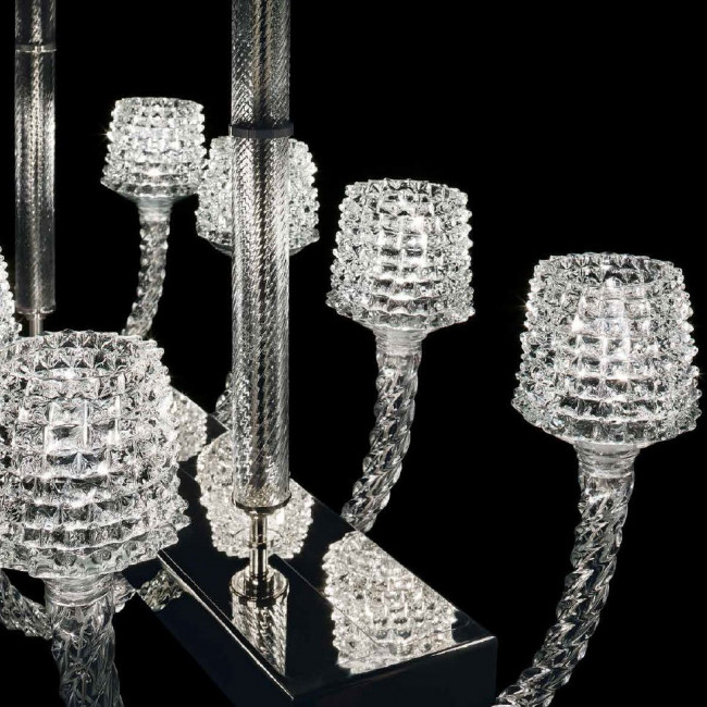 Потолочная люстра Barovier&Toso Florian 5717/08/CC/CL