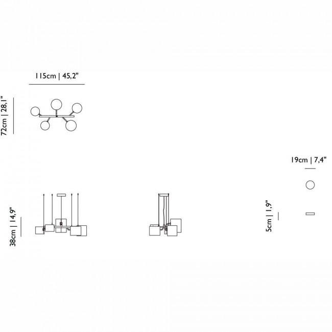 Подвесной светильник MOOOI Statistocrat SUSPENDED MOLSTS-1013 Подвесной светильник MOOOI Statistocrat SUSPENDED MOLSTS-1013