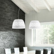 Подвесной светильник Renzo Del Ventisette Shine S 14368/40 Bianco Подвесной светильник Renzo Del Ventisette Shine S 14368/40 Bianco