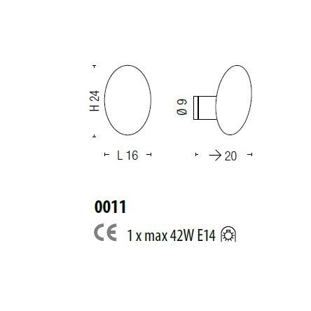 Настенно-потолочный светильник Sylcom Bitta 0011 FU