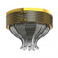 Потолочный светильник Beby Group Milano Deco 8030Q01 Light gold Smoked Glass Потолочный светильник Beby Group Milano Deco 8030Q01 Light gold Smoked Glass