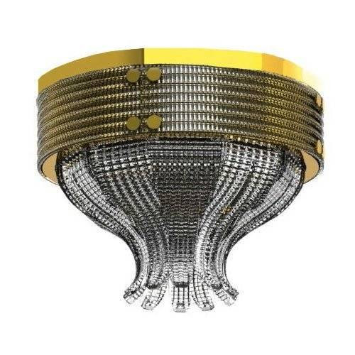 Потолочный светильник Beby Group Milano Deco 8030Q01 Light gold Smoked Glass Потолочный светильник Beby Group Milano Deco 8030Q01 Light gold Smoked Glass