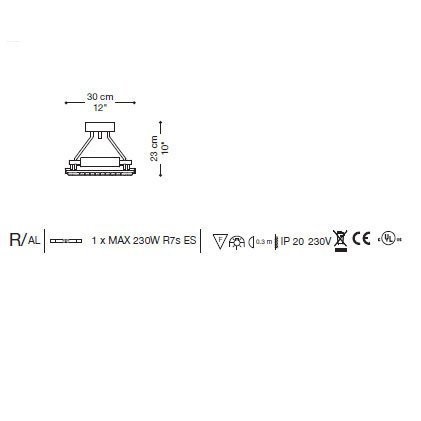 Потолочный светильник La Murrina Cometa R AY-3L Потолочный светильник La Murrina Cometa R AY-3L
