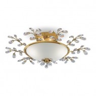 Потолочный светильник Prearo Giardino di Cristallo 1937/50/PL/B/24K Потолочный светильник Prearo Giardino di Cristallo 1937/50/PL/B/24K