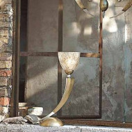 Настольная лампа MM Lampadari Horn 6073/L1 V1758 Настольная лампа MM Lampadari Horn 6073/L1 V1758