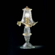 Настольная лампа Vetri Lamp 87/L Cristallo/Oro 24Kt