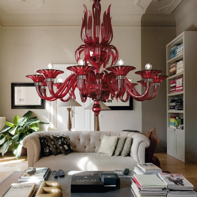 Люстра Barovier&Toso Fauve 5306/12/RR Люстра Barovier&Toso Fauve 5306/12/RR