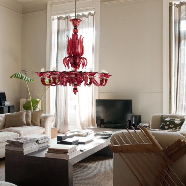 Люстра Barovier&Toso Fauve 5306/12/RR Люстра Barovier&Toso Fauve 5306/12/RR