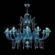 Люстра Beby Garden Party 7810BB3 Chrome Turquoise Capri SW Jet Turquoise Люстра Beby Garden Party 7810BB3 Chrome Turquoise Capri SW Jet Turquoise