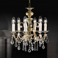 Люстра Beby Group Old style 3306/6 Ivory gold CUT CRYSTAL Люстра Beby Group Old style 3306/6 Ivory gold CUT CRYSTAL