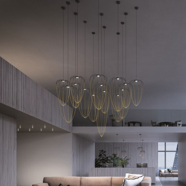 Подвесной светильник Axo Light Alysoid SP ALYS 34 AN NI LED Подвесной светильник Axo Light Alysoid SP ALYS 34 AN NI LED
