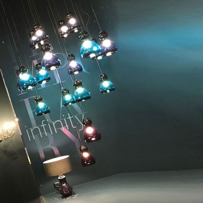 Подвесной светильник Euroluce Infinity PLUS S1 Fucsia Подвесной светильник Euroluce Infinity PLUS S1 Fucsia