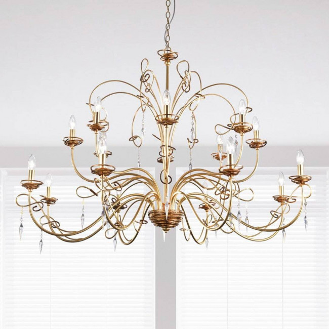 Люстра Masca Mozart 1874/16 Oro cannella Люстра Masca Mozart 1874/16 Oro cannella