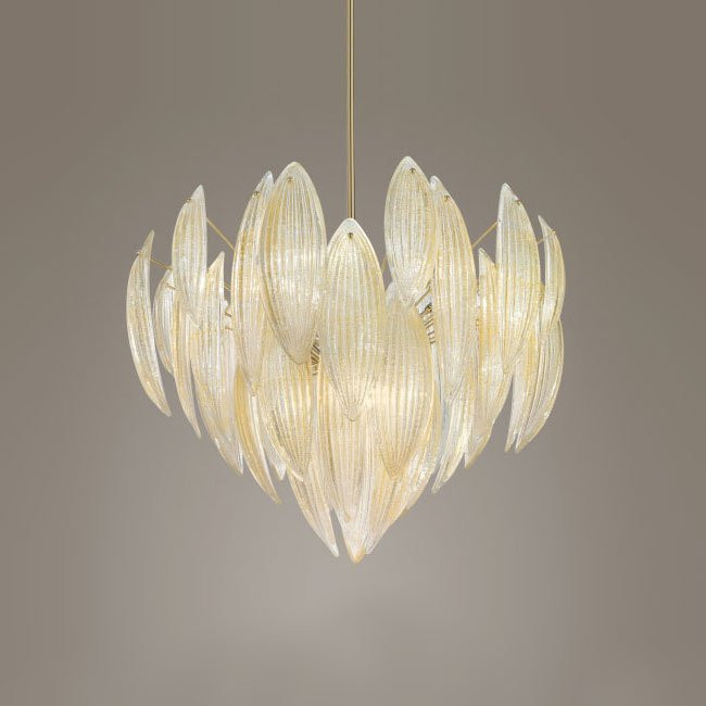 Подвесной светильник IDL Paradise 430/100 light gold / gold leaf Murano glass Подвесной светильник IDL Paradise 430/100 light gold / gold leaf Murano glass