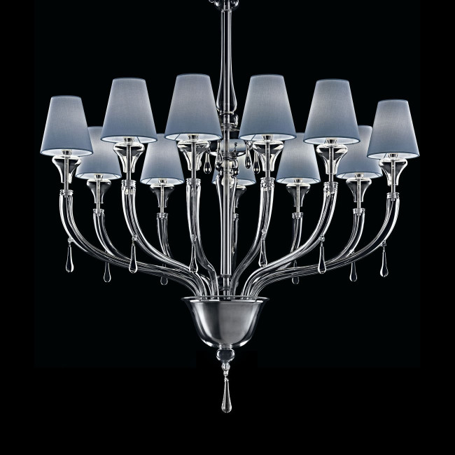 Потолочная люстра Barovier&Toso Maine 5586/11/IC/AZ