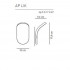 Настенный светильник Axo Light Lik AP LIK XXX BR XX LED Настенный светильник Axo Light Lik AP LIK XXX BR XX LED