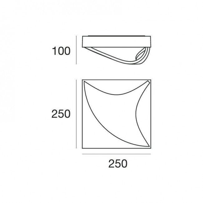 Настенно-потолочный светильник Linea Light Moonflower 7760 Настенно-потолочный светильник Linea Light Moonflower 7760