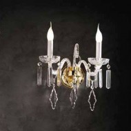 Бра Beby Group Crystal 360/2A Light gold HALF CUT