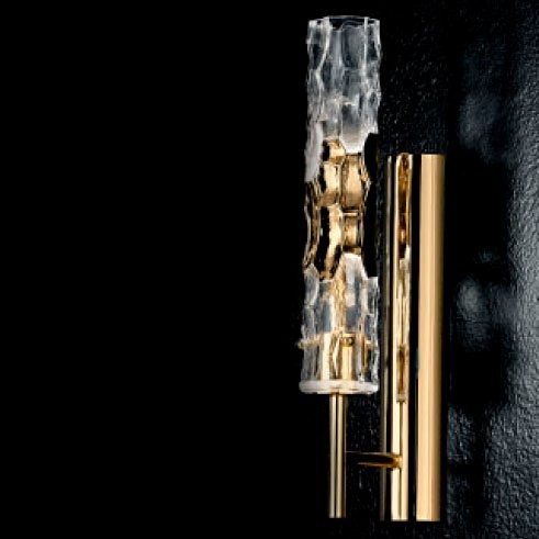 Бра IDL Bamboo 423/1A 24kt gold plated / Murano glass with gold plated band Бра IDL Bamboo 423/1A 24kt gold plated / Murano glass with gold plated band