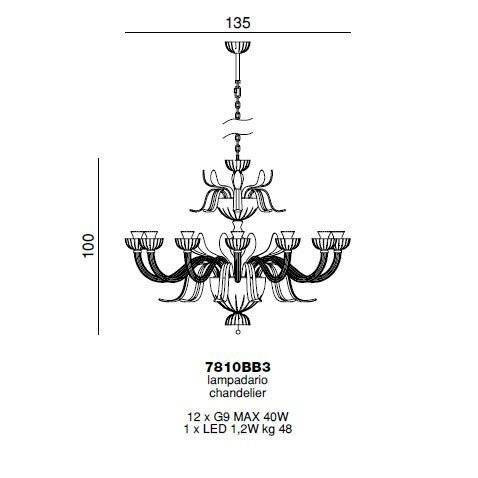 Люстра Beby Garden Party 7810BB3 Gold Golden Portofino Swarovski Plaque Люстра Beby Garden Party 7810BB3 Gold Golden Portofino Swarovski Plaque