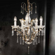 Люстра Beby Group Old style 3308/5 Black gold HALF CUT Люстра Beby Group Old style 3308/5 Black gold HALF CUT