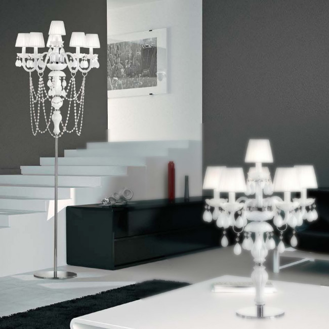 Торшер Masiero Milord STL5+1 VV White / ORG/12/WH