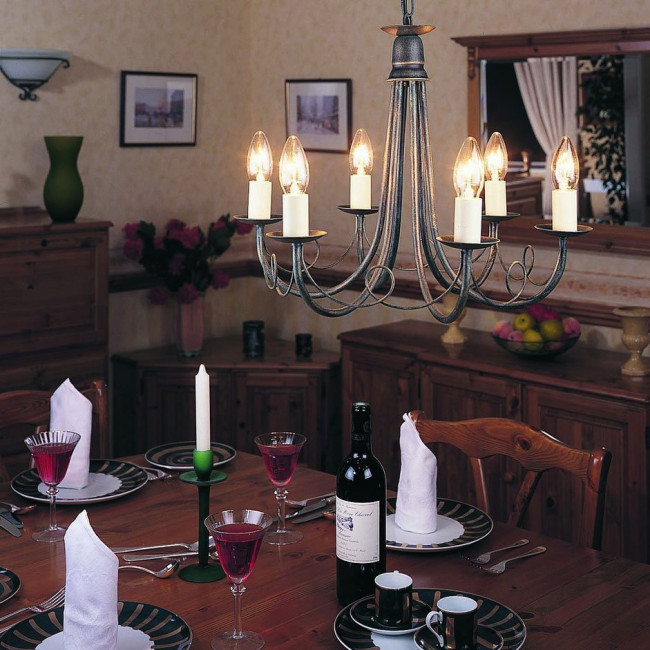 Люстра Elstead Lighting Minster MN6 BLACK Люстра Elstead Lighting Minster MN6 BLACK