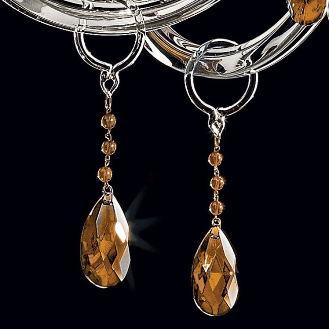 Люстра Euroluce Rubino Alicante L8 Amber Люстра Euroluce Rubino Alicante L8 Amber