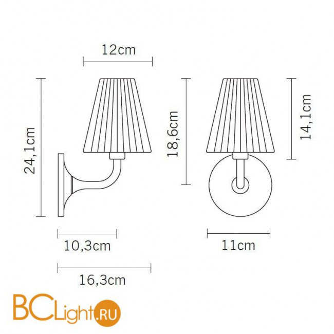 Бра Fabbian Flow D87 D01 01 Бра Fabbian Flow D87 D01 01