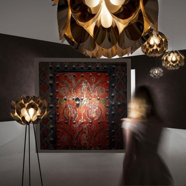 Напольный светильник Slamp Flora FLOOR GOLD FLO85PST0000O_000 Напольный светильник Slamp Flora FLOOR GOLD FLO85PST0000O_000