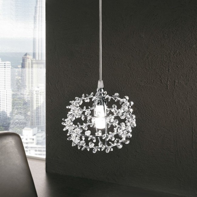 Подвесной светильник Renzo Del Ventisette Shine SP 14218/1 SW DEC. CROMO Подвесной светильник Renzo Del Ventisette Shine SP 14218/1 SW DEC. CROMO