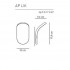 Настенный светильник Axo Light Lik AP LIK XXX NI XX LED Настенный светильник Axo Light Lik AP LIK XXX NI XX LED