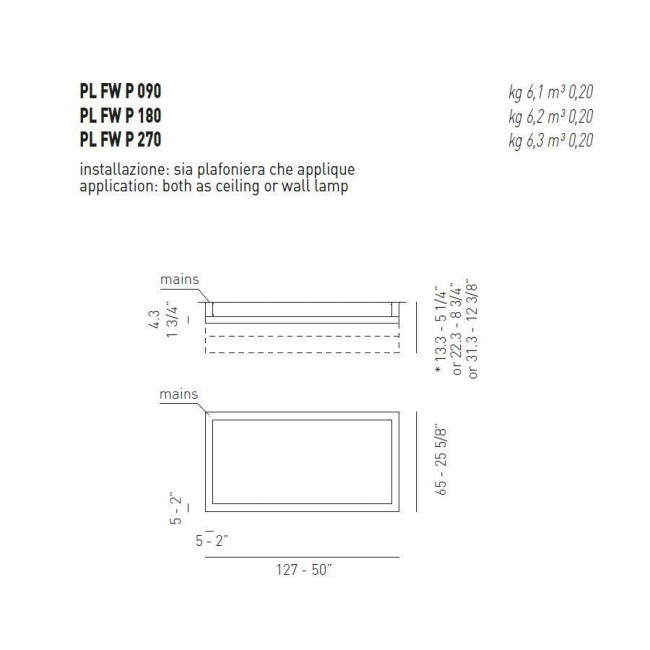 Потолочный светильник Axo Light Lightecture Framework PL FW P 090 PLFWP090FLEBCXX Потолочный светильник Axo Light Lightecture Framework PL FW P 090 PLFWP090FLEBCXX