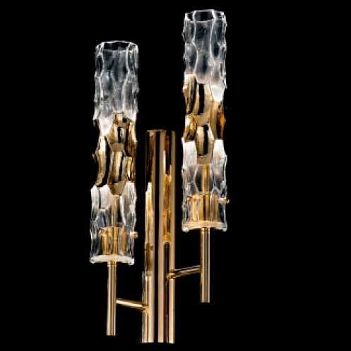 Бра IDL Bamboo 423/2ADX gold plated / Murano glass with gold plated band Бра IDL Bamboo 423/2ADX gold plated / Murano glass with gold plated band
