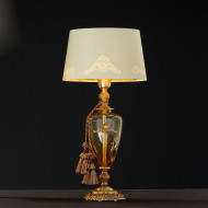 Настольная лампа Euroluce Altea LP1 gold Amber Настольная лампа Euroluce Altea LP1 gold Amber