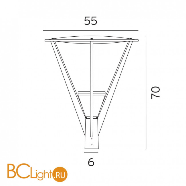 Садово-парковый фонарь Norlys Nice 777AL